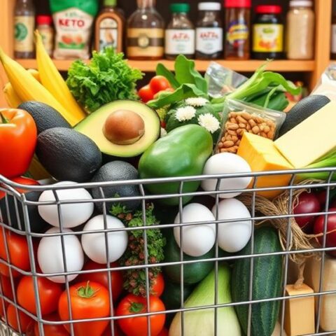 essential low carb grocery items