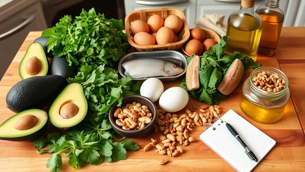 organizing essential food items