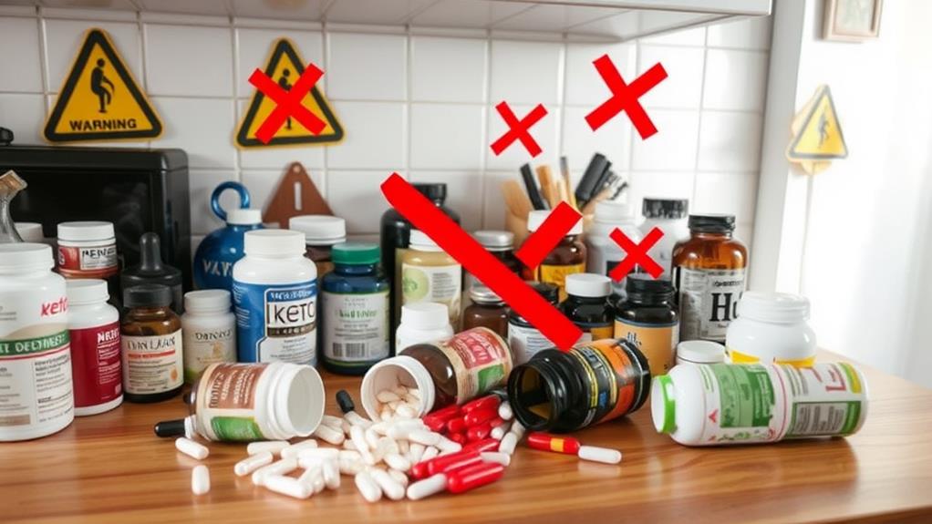 unsafe dietary supplements caution