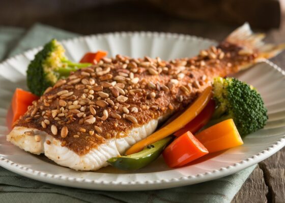 Almond-Crusted Tilapia