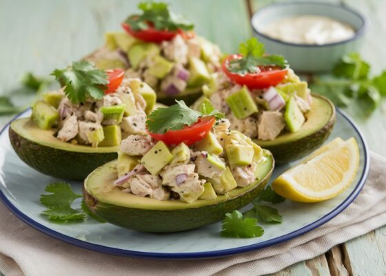 Avocado Chicken Salad Boats