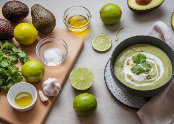 Keto Cilantro Lime Avocado Soup Recipe