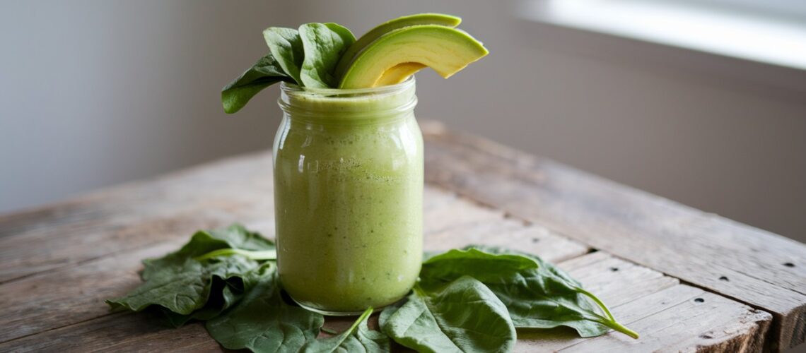 Avocado and Spinach Keto Smoothie