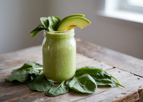 Avocado and Spinach Keto Smoothie