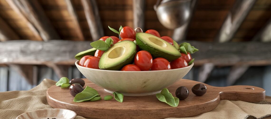 Avocado and Tomato Keto Salad