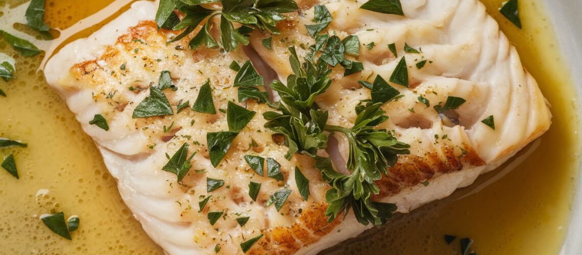 Baked Haddock with Lemon Garlic Butter