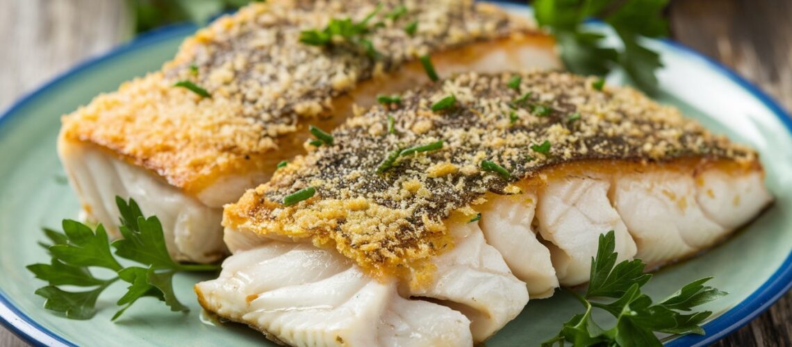 Baked Haddock with Parmesan Crust