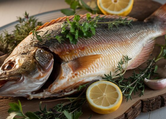 Baked Snapper with Herbs and Lemon