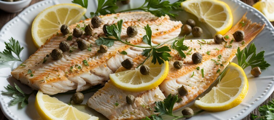 Baked Tilapia with Lemon and Capers