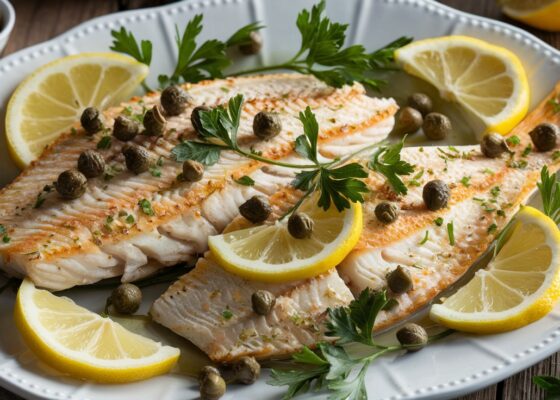 Baked Tilapia with Lemon and Capers