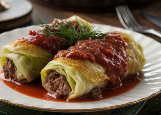 Beef-Stuffed Cabbage Rolls