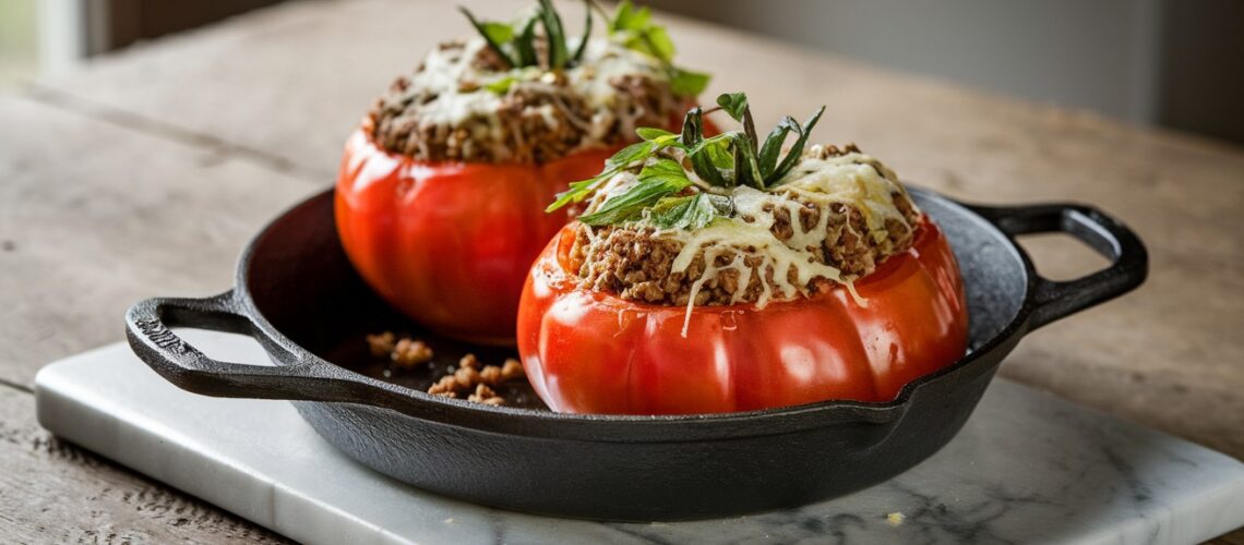 Beef-Stuffed Tomatoes