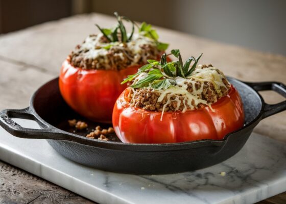 Beef-Stuffed Tomatoes