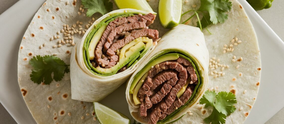 Beef and Avocado Wraps