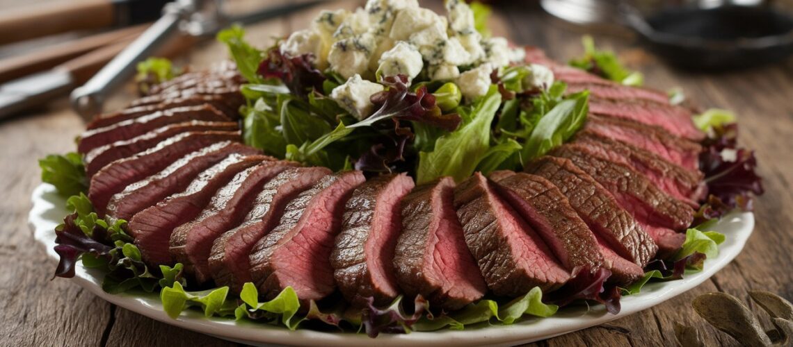 Beef and Blue Cheese Salad