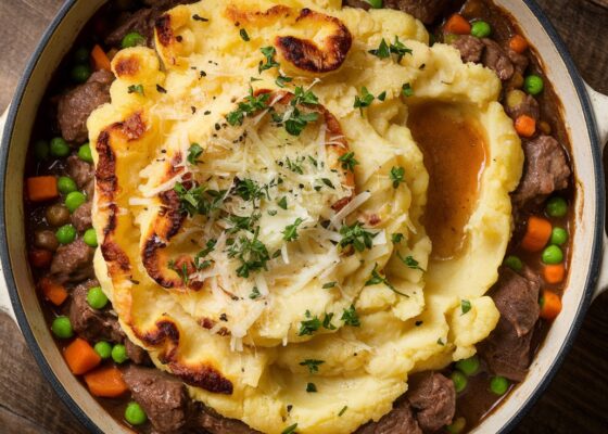 Beef and Cauliflower Shepherd’s Pie