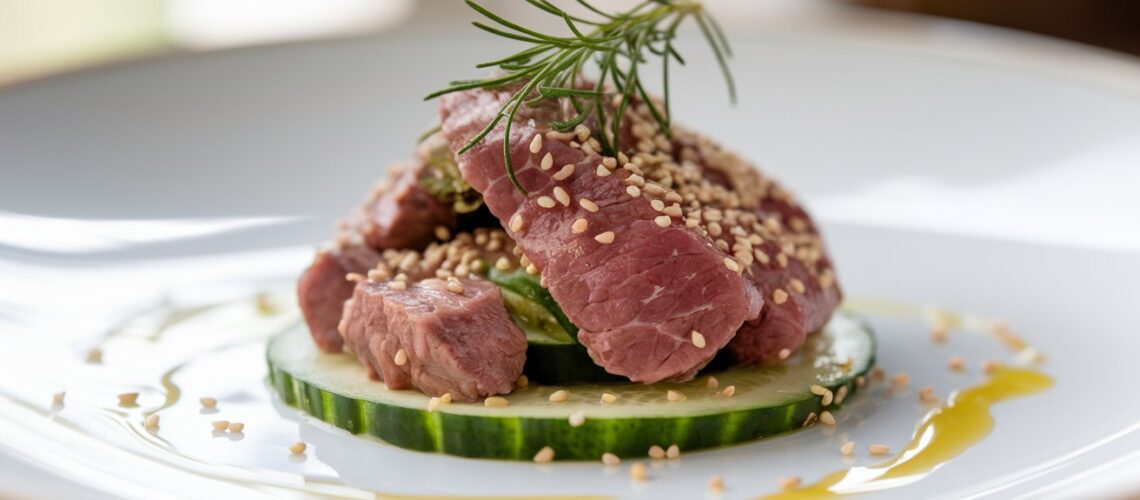 Beef and Cucumber Salad