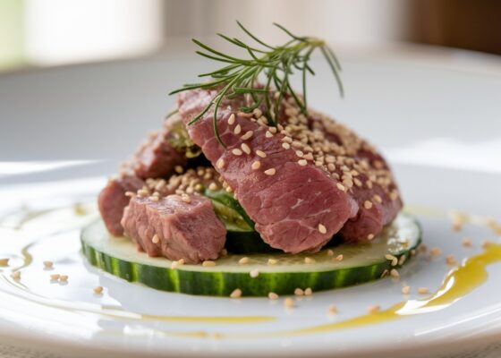 Beef and Cucumber Salad