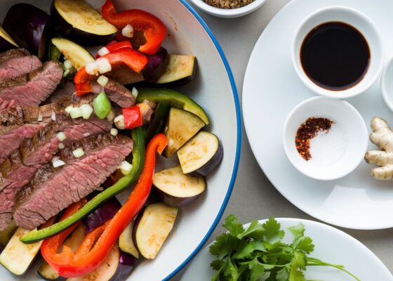 Beef and Eggplant Stir-Fry