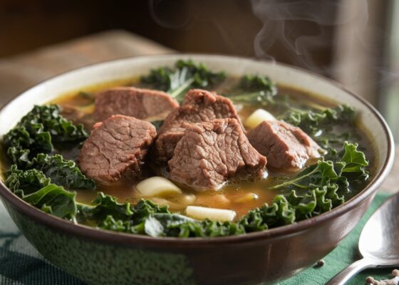 Beef and Kale Soup