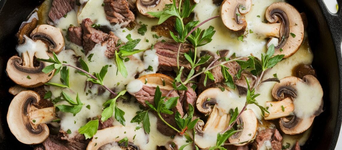 Beef and Mushroom Skillet