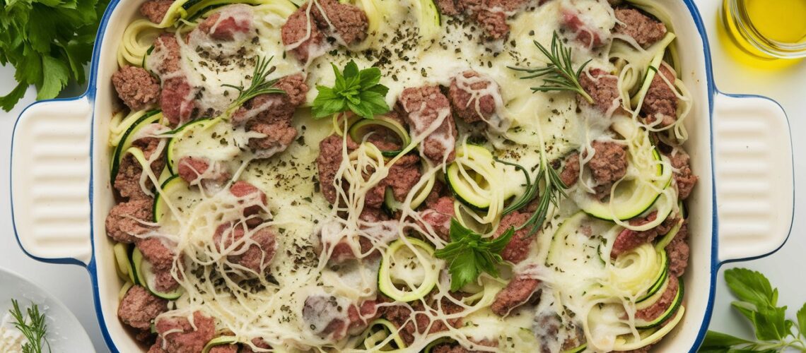 Beef and Zoodle Casserole