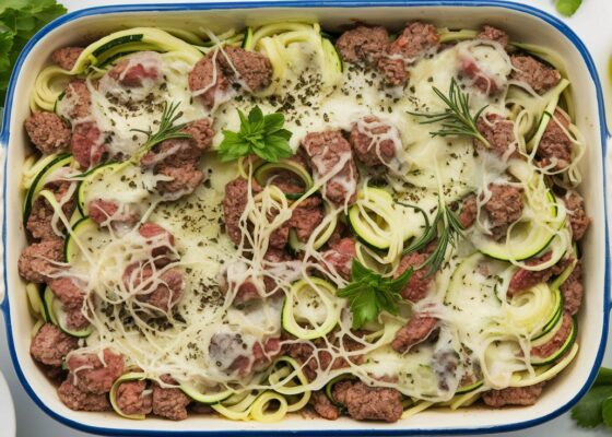 Beef and Zoodle Casserole