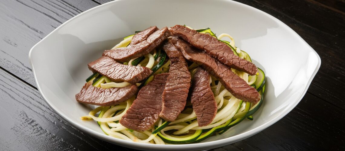 Beef and Zoodle Stir-Fry