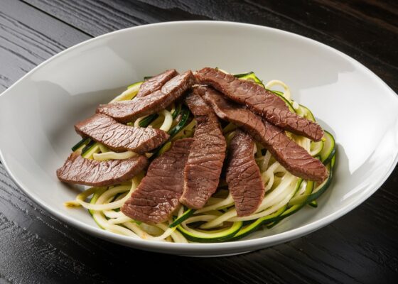 Beef and Zoodle Stir-Fry