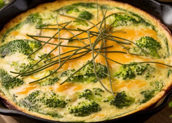 Broccoli & Cheddar Frittata