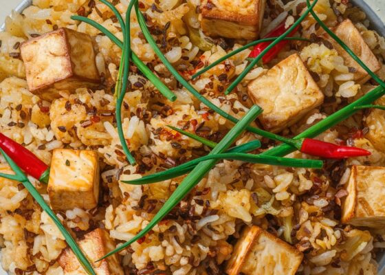 Cauliflower Fried Rice with Tofu