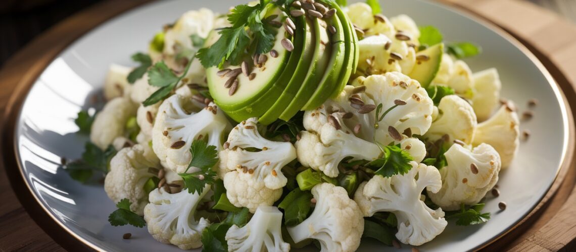 Cauliflower and Avocado Salad