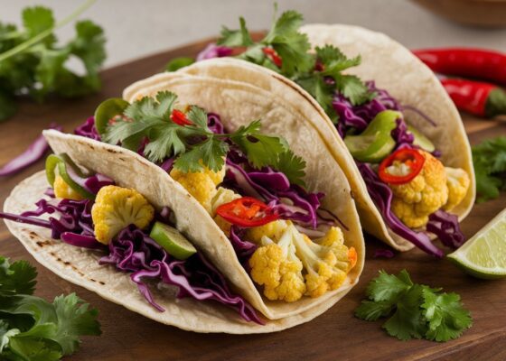 Coconut Cauliflower Tacos