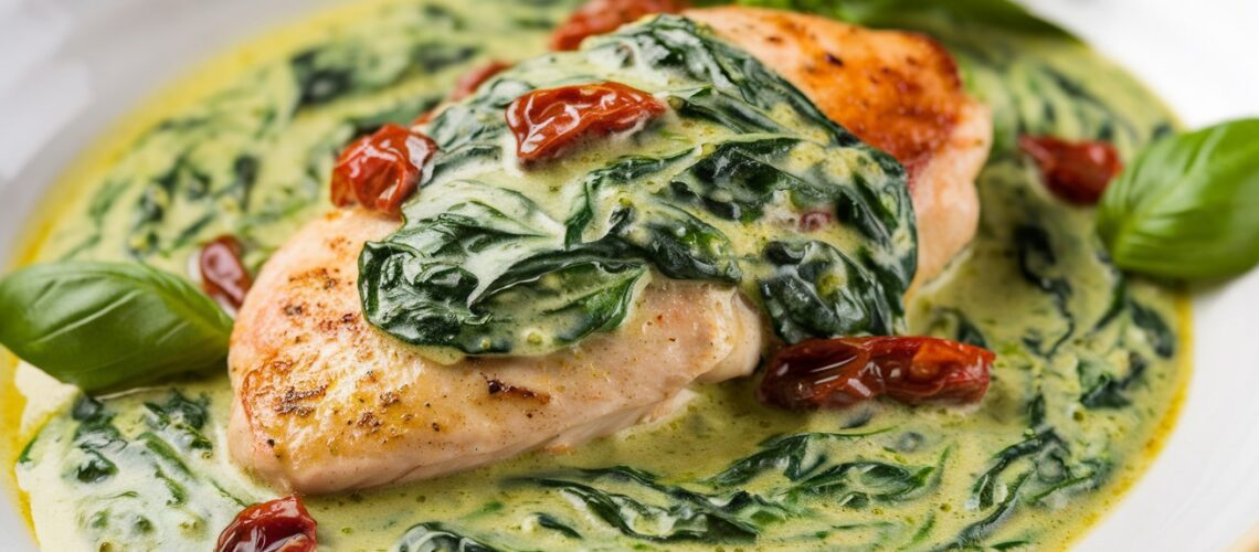 Creamy Spinach and Sundried Tomato Chicken