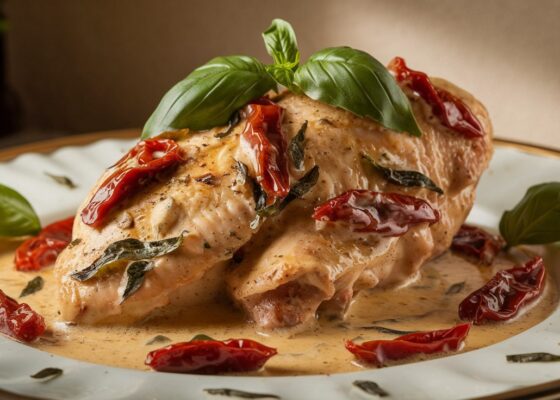 Creamy Sun-Dried Tomato and Basil Chicken