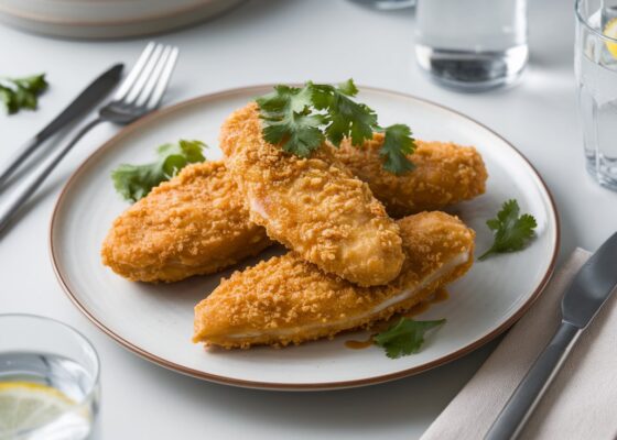 Crispy Coconut Curry Chicken Tenders