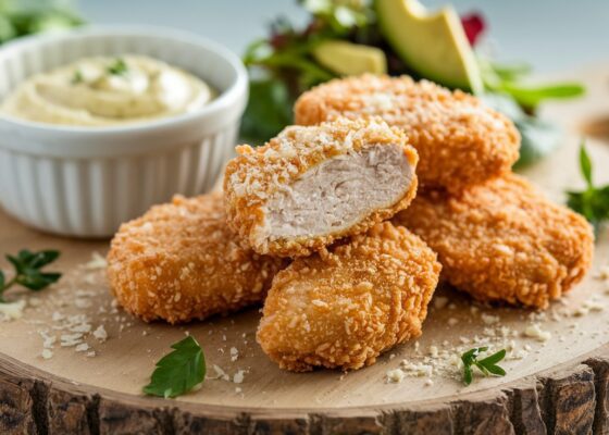 Crispy Parmesan Chicken Nuggets