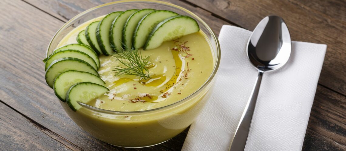 Cucumber Avocado Gazpacho