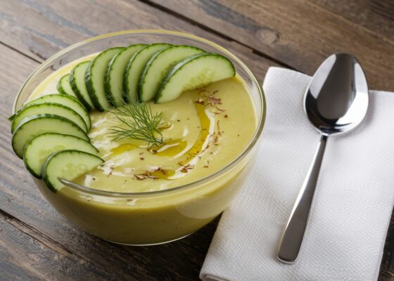 Cucumber Avocado Gazpacho