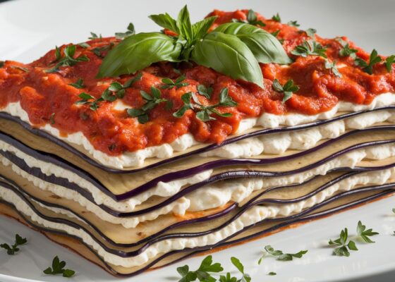 Eggplant Lasagna with Cashew Cheese