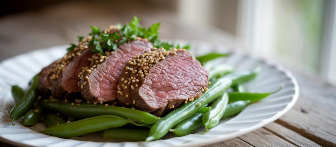 Garlic Beef and Green Beans