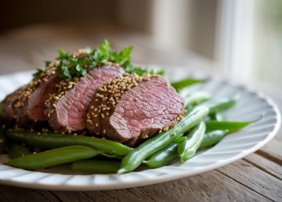 Garlic Beef and Green Beans