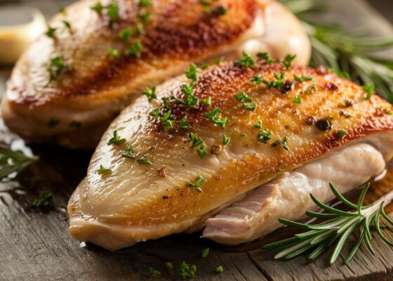 Garlic Herb Roasted Chicken Breasts