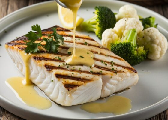 Grilled MahiMahi with Garlic Butter