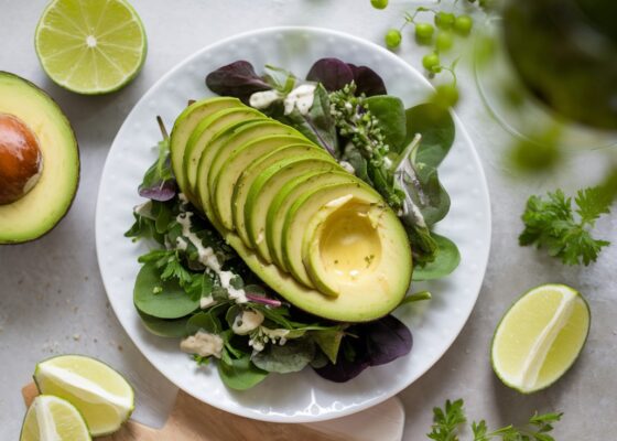 Keto Avocado Salad with Lime Dressing