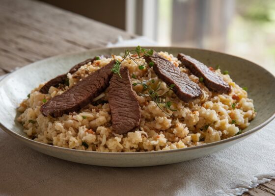 Keto Beef Fried Rice