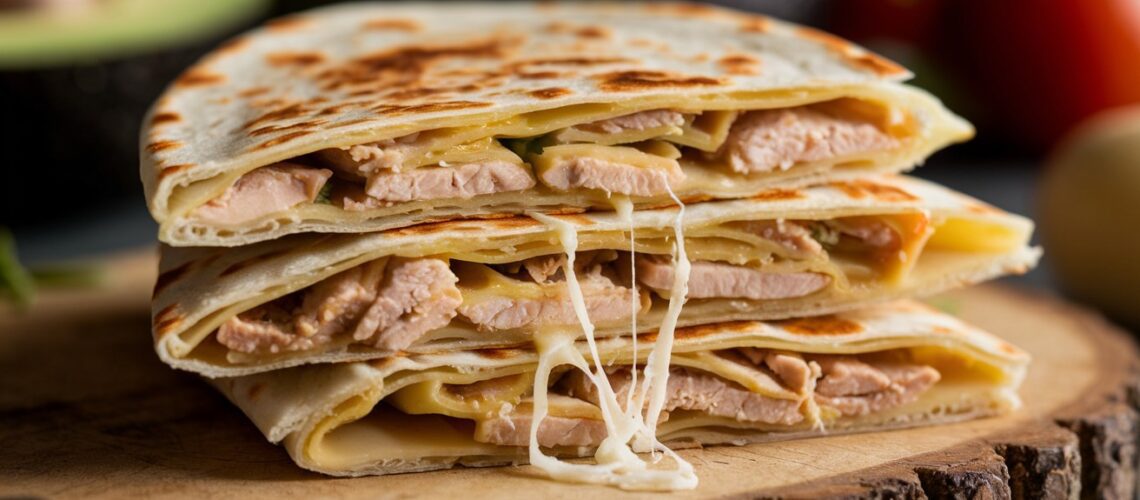 Keto Chicken and Cheese Quesadillas