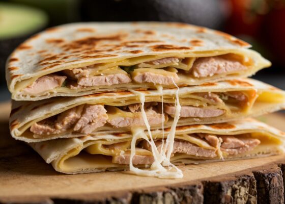 Keto Chicken and Cheese Quesadillas