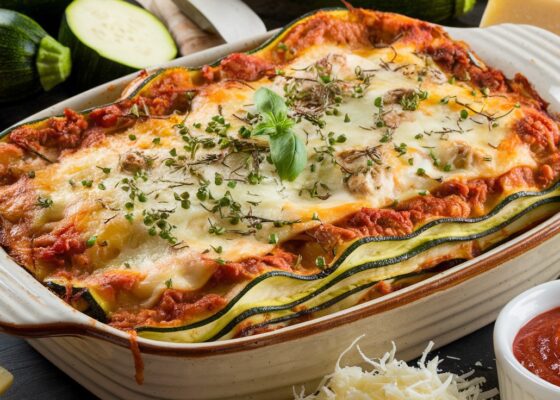 Keto Chicken and Zucchini Lasagna