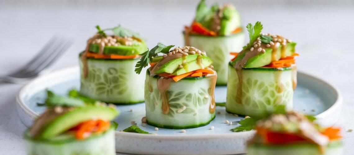 Keto Cucumber Rolls